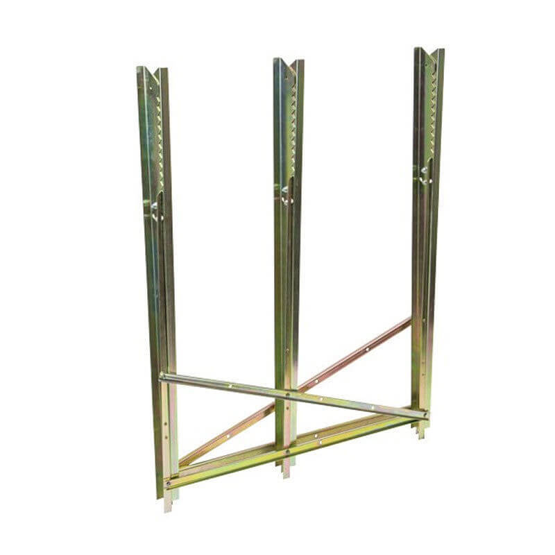 Saw-Horse-with-Serrated-Teeth-for-Log-Firewood-and-Timber b1 Saw Horse with Serrated Teeth for Log Firewood and Timber b1 1 Saw horse with serrated teeth for Log firewood and timber Ideal for use with chainsaws Made from heavy duty galvanized steel profiles Firmly holds tree logs up to maximum 300mm diameter Folds flat for easy space saving storage Toothed jaws securely grip logs preventing rotating or slipping