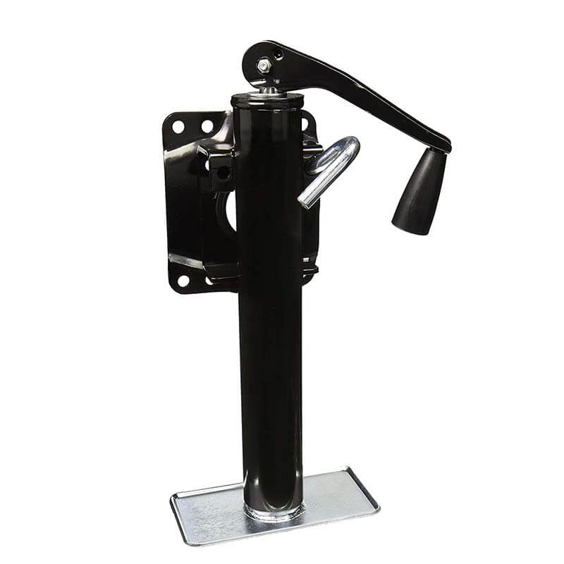 TJ431X Trailer jack top wind with swivel plate travel 10 and 15 inch