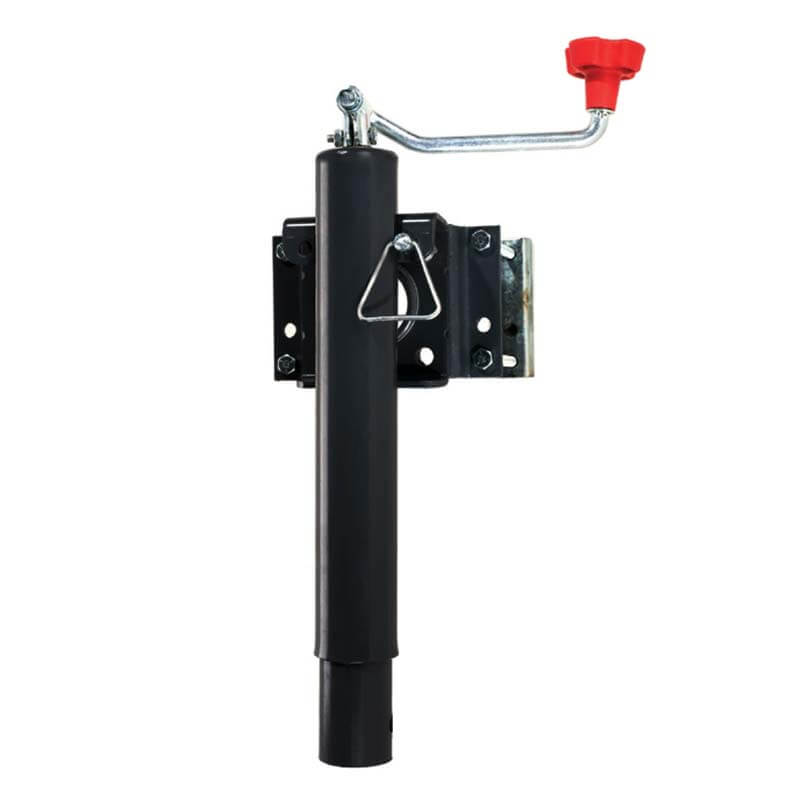 TJ442X Trailer jack top wind with swivel platebolt on